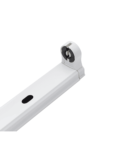 CANOA SIMPLE PARA TUBO LED 1200 MM.