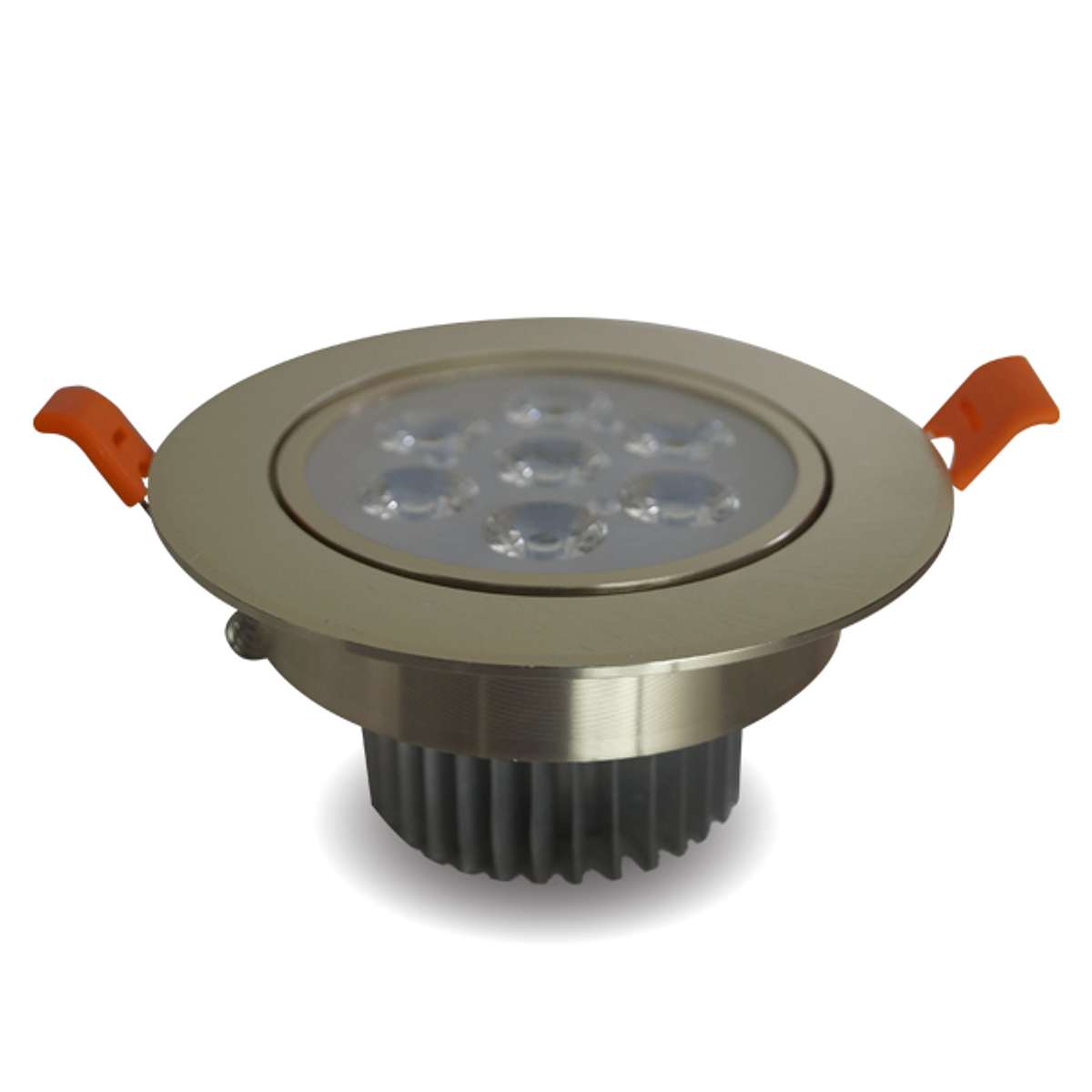 Foco Dicroico LED Embutido SMD 7W Niquel