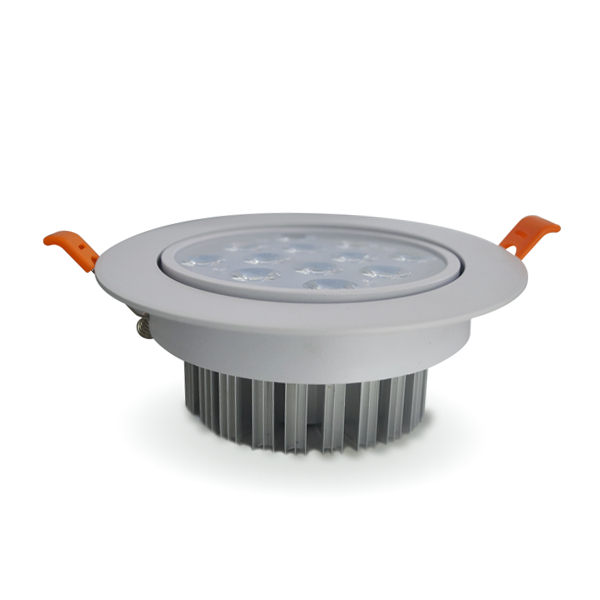 EMBUTIDO LED CUADRADO BLANCO 12W - Luz Cálida / 12W
