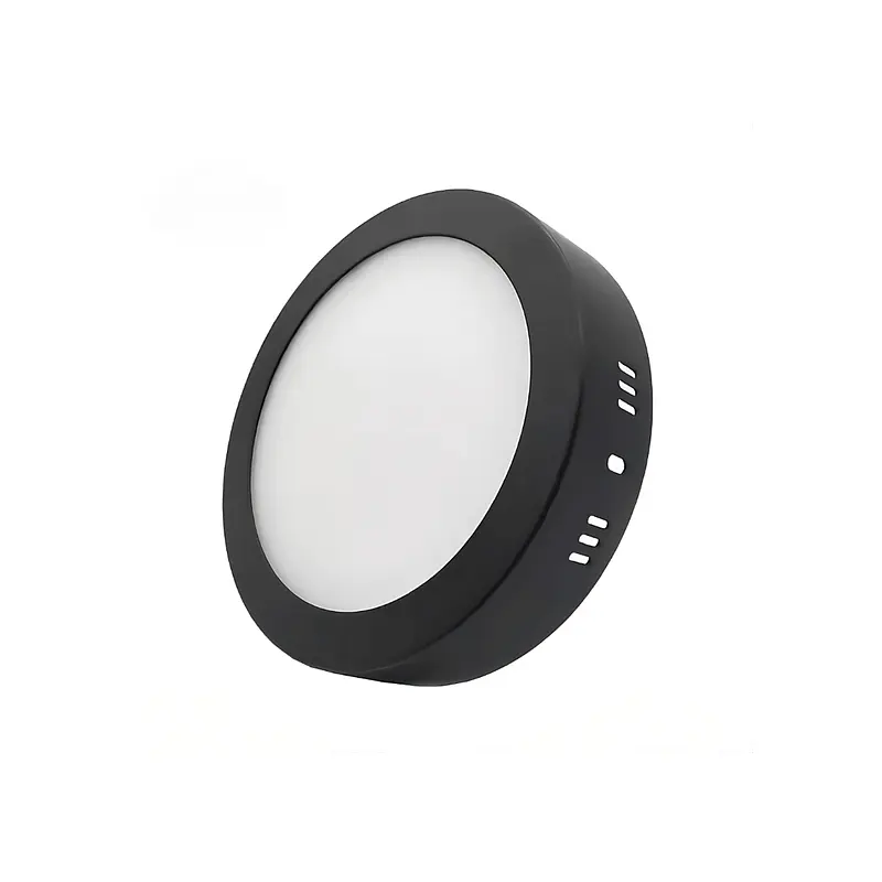 PANEL LED REDONDO SOBREPUESTO 18W IP44 NEGRO imagen 1