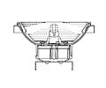 AMPOLLETA LED AR111 15-150W 24° 1200 Lm. IP44