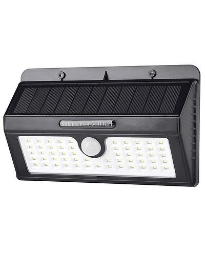 APLIQUE LED SOLAR 10W LUZ FRÍA 500 LM IP65