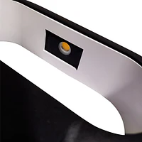 APLIQUE DECORATIVO OVALADO MURO 10W IP65 NEGRO thumbnail 3