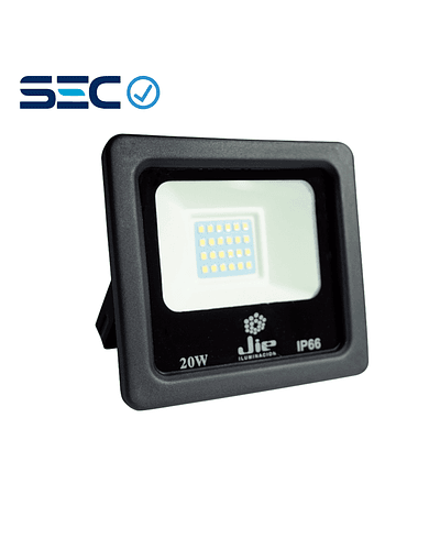 PROYECTOR LED ULTRA THIN 20W IP66 NEGRO
