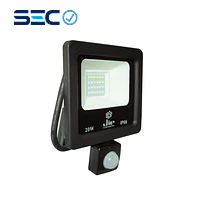 PROYECTOR LED ULTRA THIN SMD 20W IP66 LUZ FRÍA C/ SENSOR DE MOVIMIENTO thumbnail 1