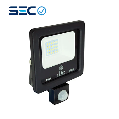 PROYECTOR LED ULTRA THIN SMD 10W IP66 LUZ FRÍA C/ SENSOR DE MOVIMIENTO