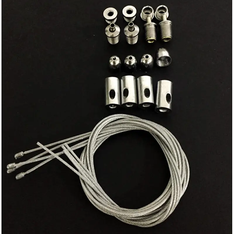 KIT DE INSTALACIÓN CABLES SUSPENDIDOS 1 MT. PARA PANELES imagen 1