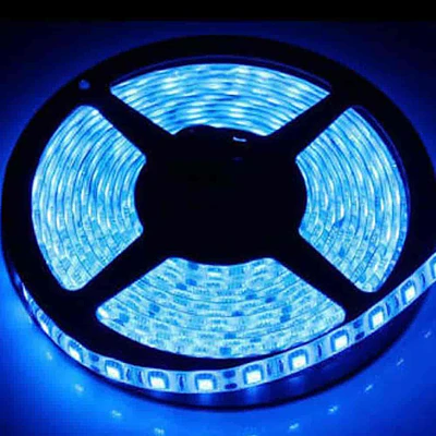 CINTA LED EXTERIOR 14.4W SMD 5050 60LEDs/m 5mt. 12V. AZUL
