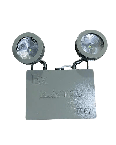 LÁMPARA DE EMERGENCIA LED ANTIEXPLOSIVA 2X3W IP65 IK10