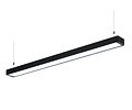 LINEAL LED OFFICE 40W 120 CM. IP20 NEGRO