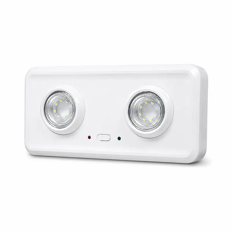 LUMINARIA DE EMERGENCIA LED 6W 2 FAROS 410 LÚMENES imagen 1