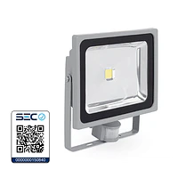 PROYECTOR LED COB 50W GRIS IP65 CON SENSOR DE MOVIMIENTO thumbnail 2