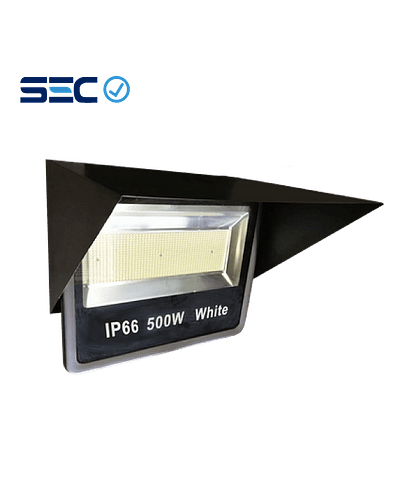 PROYECTOR LED SLIM SMD 500W C/ VISERA 3000K DS43