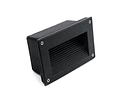 APLIQUE MURO EXTERIOR LED 5W IP65 NEGRO