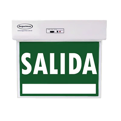 SEÑALÉTICA DE EMERGENCIA LED SLIM 24 X 18 CM. SALIDA