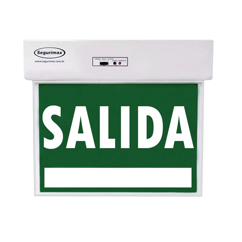 SEÑALÉTICA DE EMERGENCIA LED SLIM 24 X 18 CM. SALIDA imagen 1