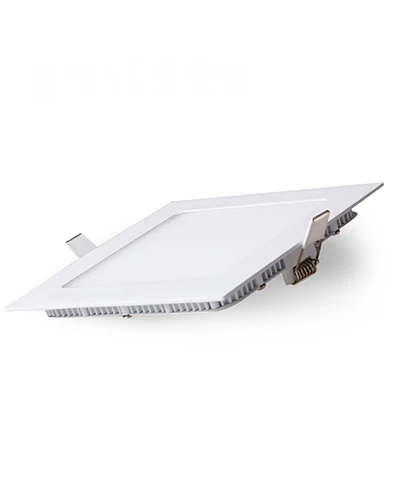PANEL LED CUADRADO EMBUTIDO 9W IP44 – Panel Monocristalino MPPT | Batería LiFePO4 Alumbrado Público