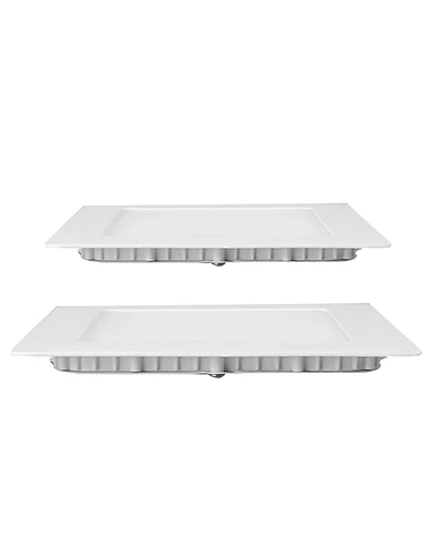 PANEL LED CUADRADO EMBUTIDO 9W IP44 – Panel Monocristalino MPPT | Batería LiFePO4 Alumbrado Público