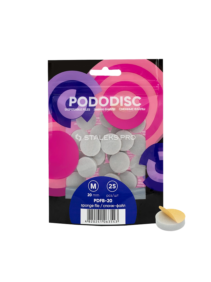 PADS SPONGE PARA PODODISC STALEKS PRO “M” (25U) 2