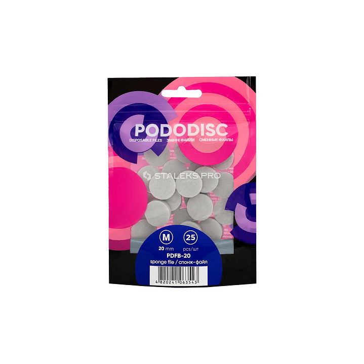 PADS SPONGE PARA PODODISC STALEKS PRO “M” (25U) 1