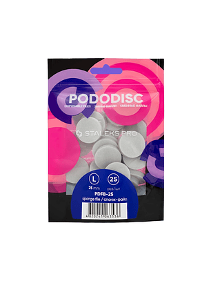 PADS SPONGE PARA PODODISC STALEKS PRO “L” (25U)