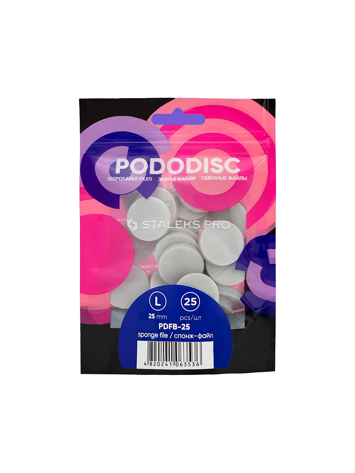 PADS SPONGE PARA PODODISC STALEKS PRO “L” (25U) 1