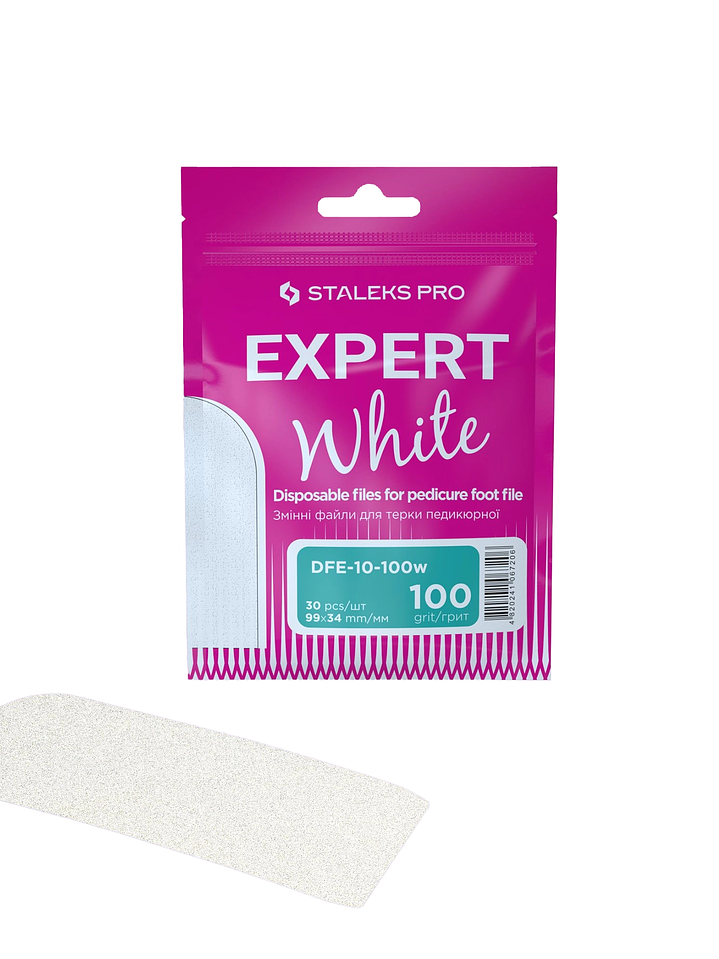 LIMA PEDICURE ADHESIVA REEMPLAZABLE EXPERT 10 WHITE 1