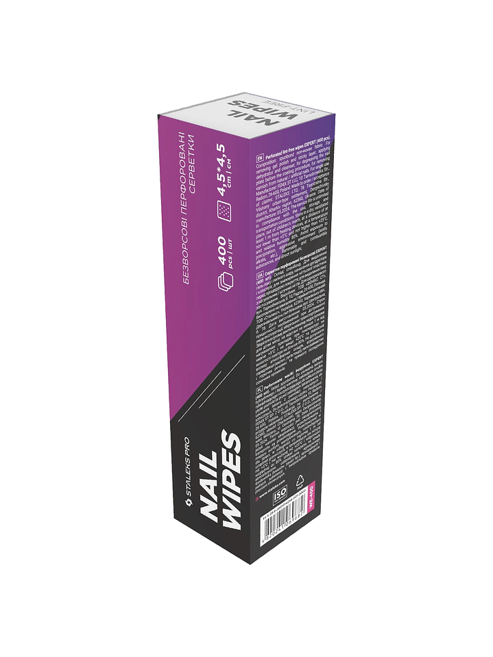 TOALLITAS “WIPES” PERFORADAS SIN PELUSA STALEKS EXPERT (400 UNIDADES) 2