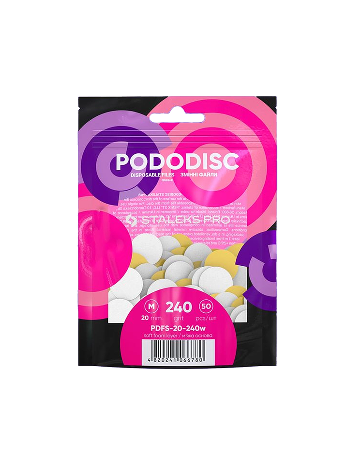 PADS SOFT PARA PODODISC STALEKS PRO “M” (50U)  4