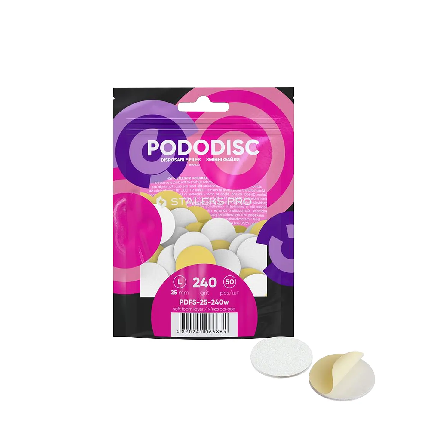 PADS SOFT PARA PODODISC STALEKS PRO “L” (50U)  5