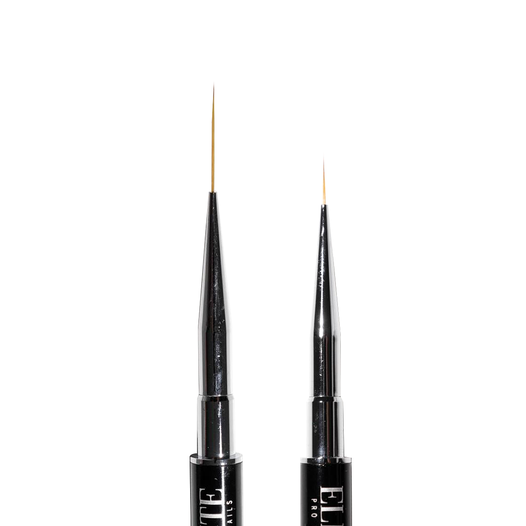 PINCEL DOBLE ELITE PRO NAILS – LINER 10 MM / LINER 20 MM 1