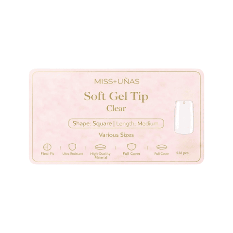 SOFT GEL MEDIUM SQUARE (CLEAR)