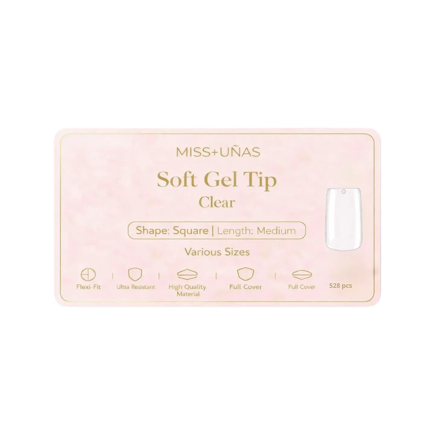 SOFT GEL MEDIUM SQUARE (CLEAR) 1