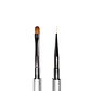 PINCEL DOBLE ELITE PRO NAILS – OVAL 10 MM / LINER 10 MM - Miniatura 1