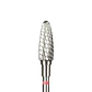 FRESA DE CARBURO ROJA .50 STALEKS PRO - Miniatura 1