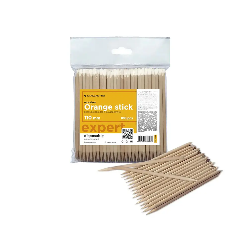 PALITOS DE NARANJO STALEKS PRO 110 MM (100 U) 1