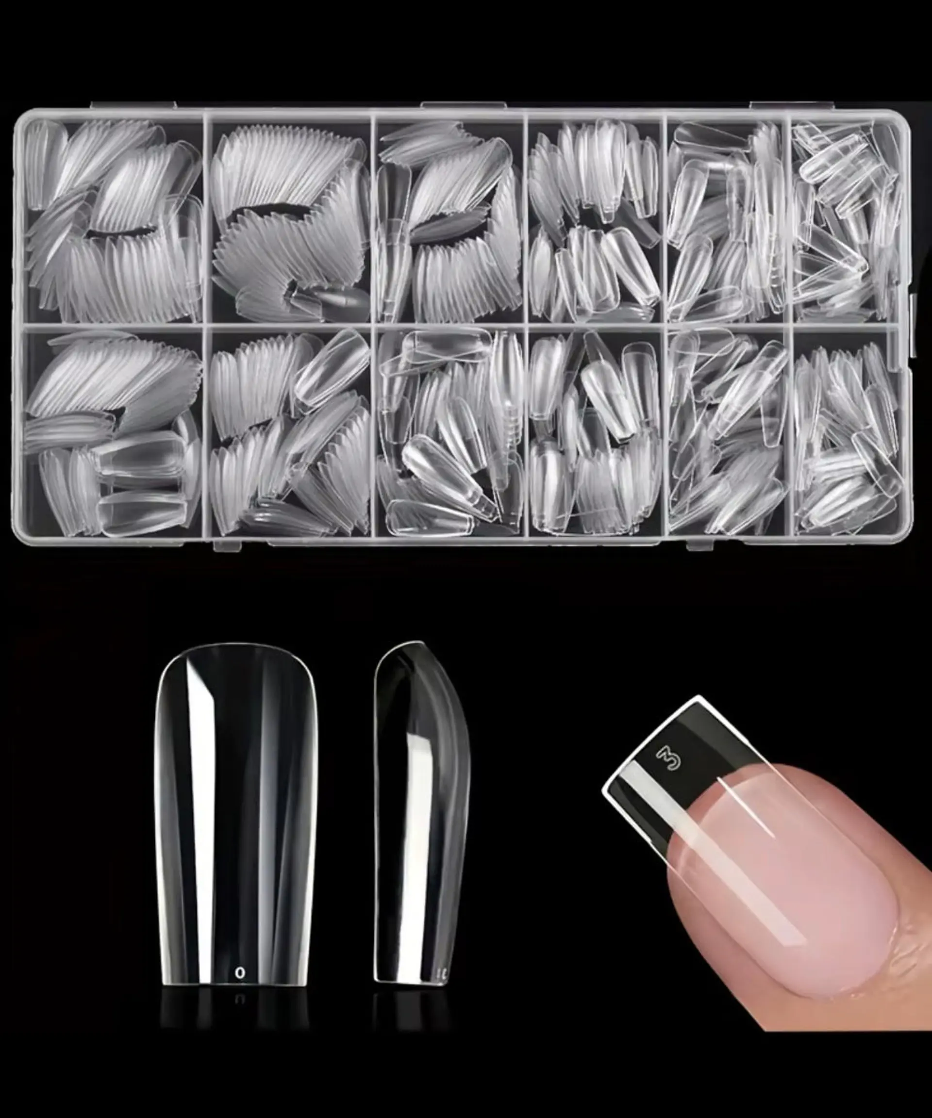 SOFT GEL MEDIUM SQUARE (CLEAR) 2