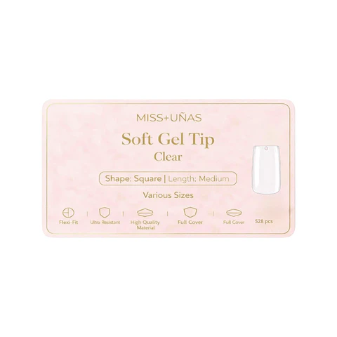 SOFT GEL MEDIUM SQUARE (CLEAR)