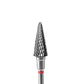 FRESA DE CARBURO CÓNICA ROJA .60 STALEKS PRO - Miniatura 1