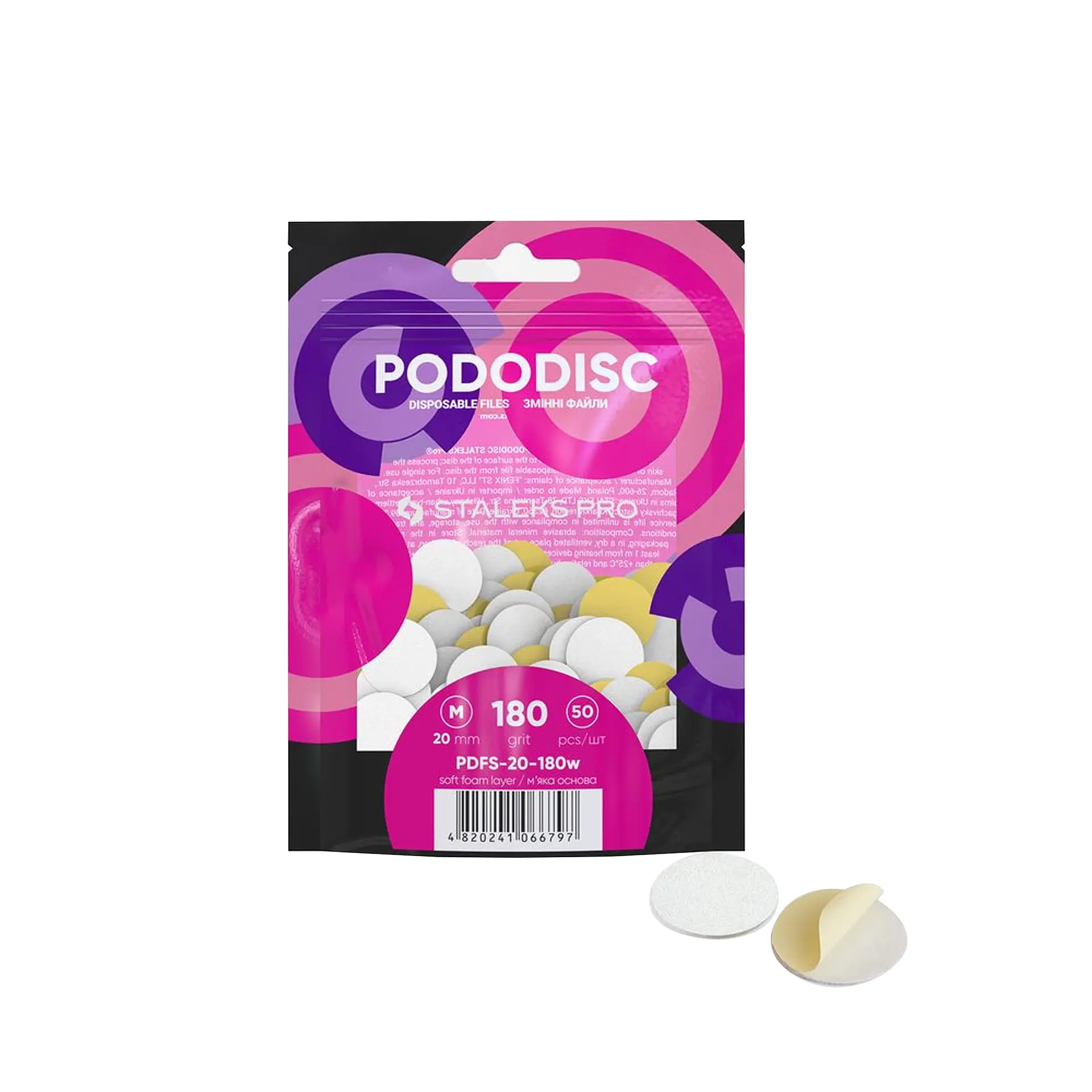 PADS SOFT PARA PODODISC STALEKS PRO “M” (50U) 3