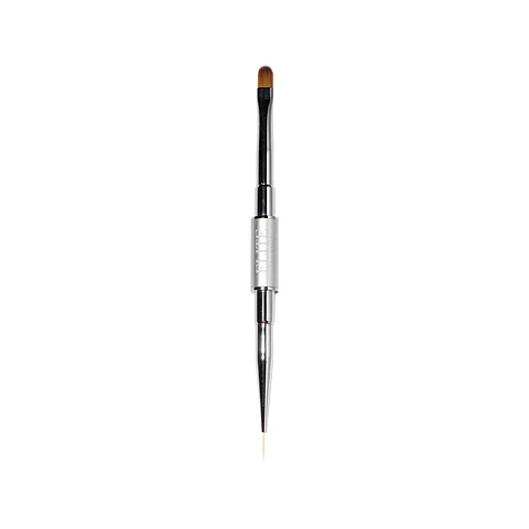 PINCEL DOBLE ELITE PRO NAILS – OVAL 10 MM / LINER 10 MM