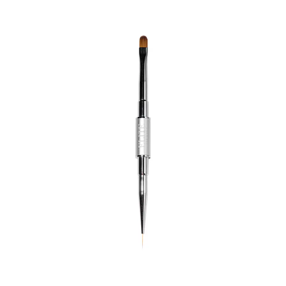 PINCEL DOBLE ELITE PRO NAILS – OVAL 10 MM / LINER 10 MM 2