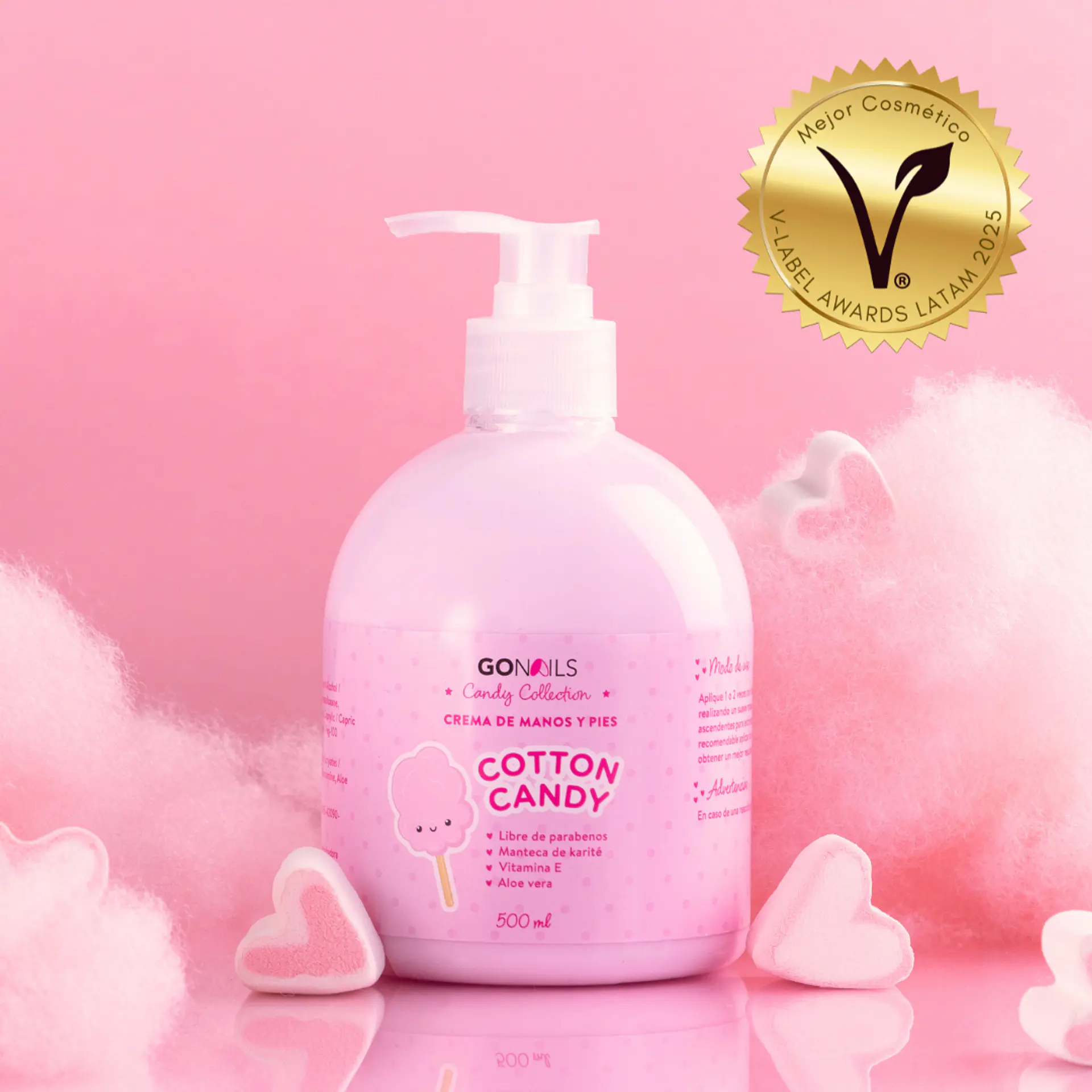 CREMA DE MANOS Y PIES - COTTON CANDY 1