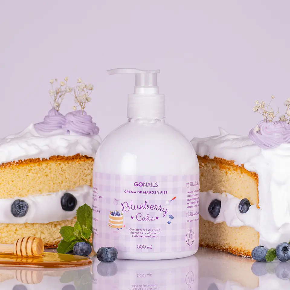 CREMA DE MANOS Y PIES - BLUEBERRY CAKE 1