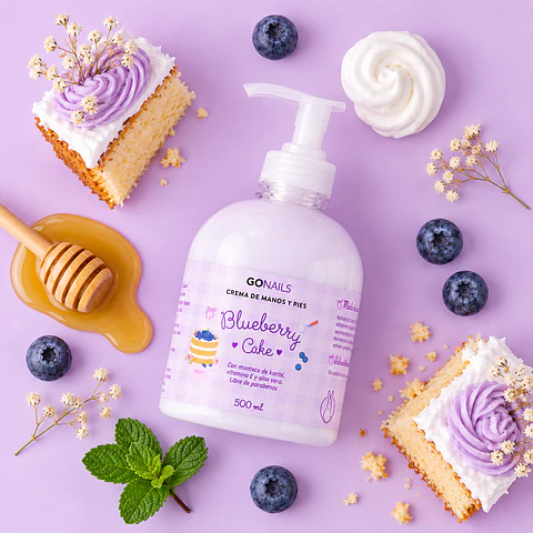 CREMA DE MANOS Y PIES - BLUEBERRY CAKE