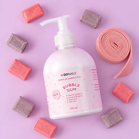 CREMA DE MANOS Y PIES - BUBBLE GUM