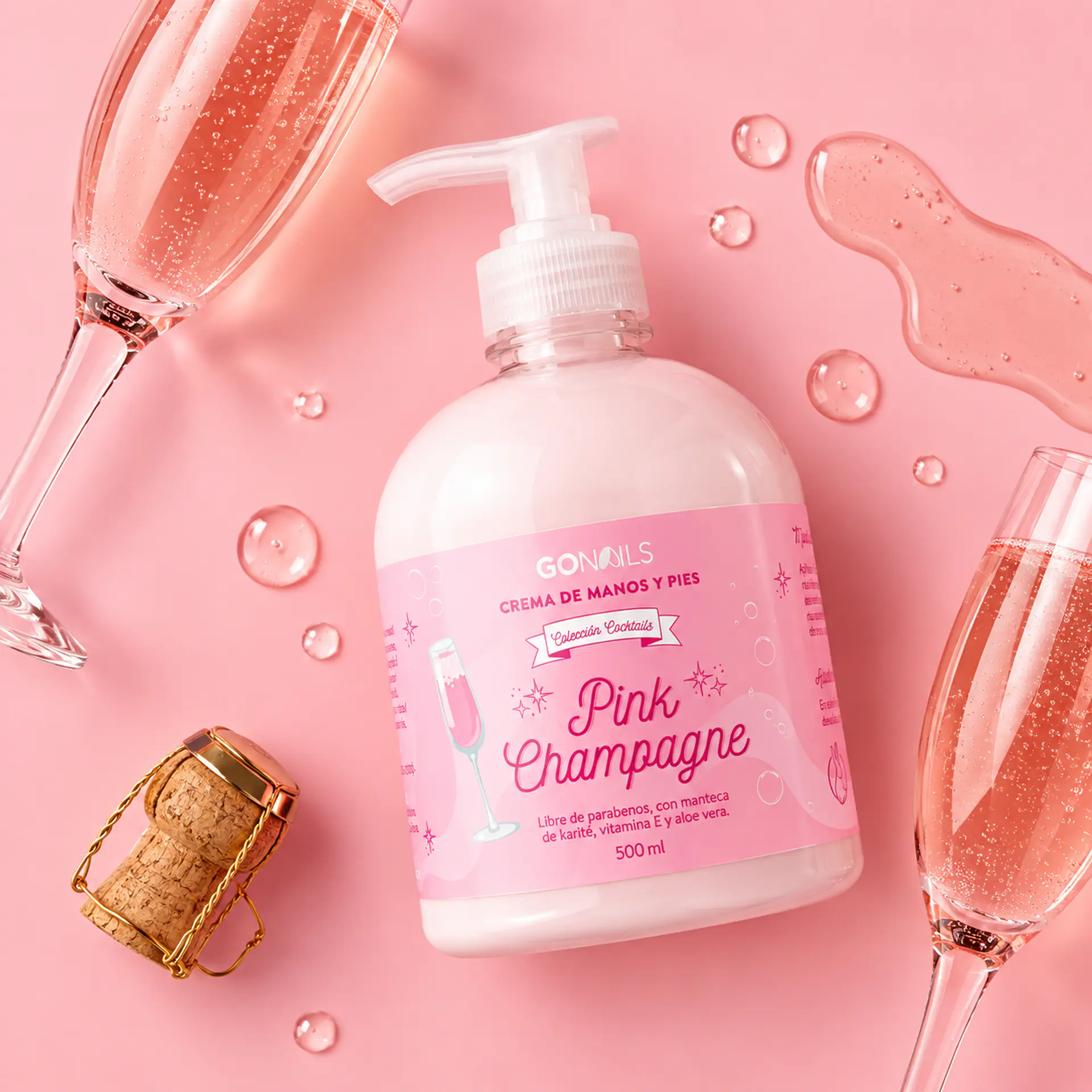 CREMA DE MANOS Y PIES - PINK CHAMPAGNE 2