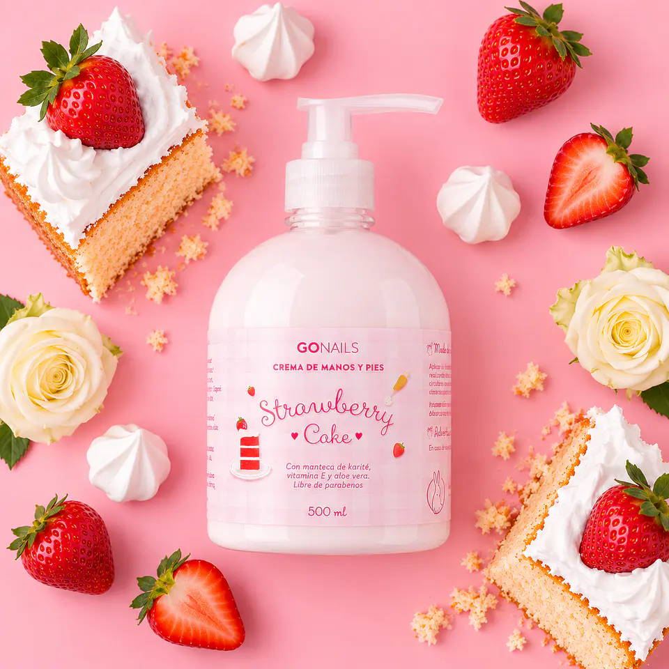 CREMA DE MANOS Y PIES - STRAWBERRY CAKE 2