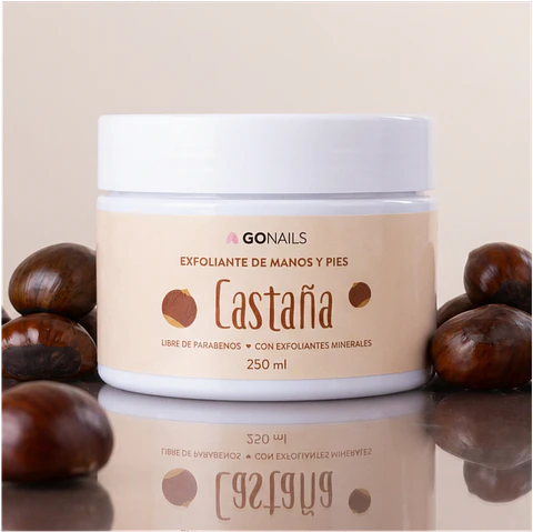 EXFOLIANTE DE MANOS Y PIES - CASTAÑA