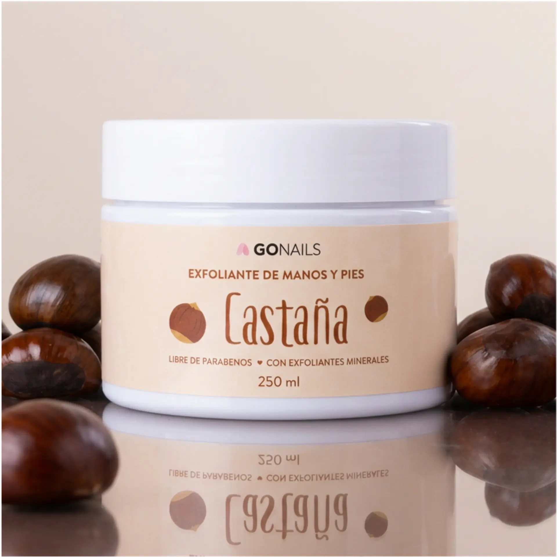 EXFOLIANTE DE MANOS Y PIES - CASTAÑA 1